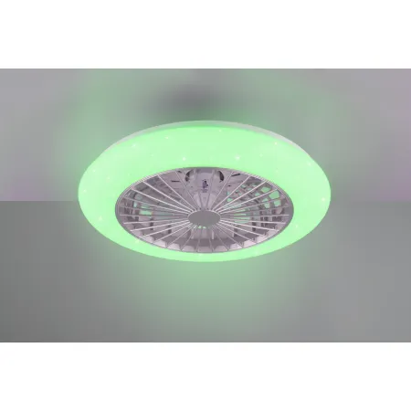 Ventilatore da Soffitto LED con Luce RGB Dimmerabile e Telecomando