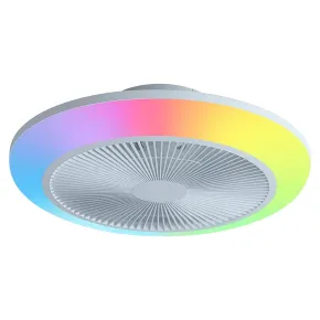 Plafoniera LED con Ventilatore Silenzioso Dimmerabile RGB CCT Timer 2