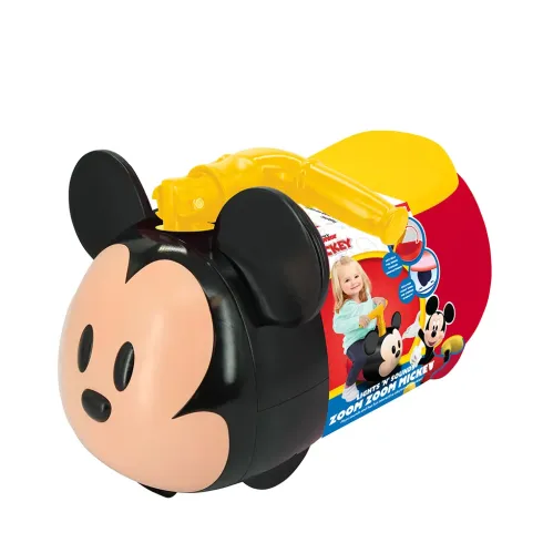 Cavalcabile per Bambini Topolino con Suoni Luci e Portaoggetti Rosso