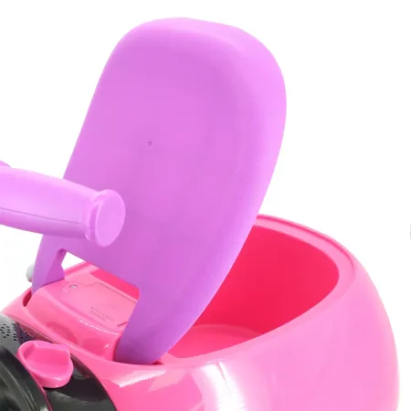 Cavalcabile per Bambini Minnie Rosa con Suoni Luci e Vano Portaoggetti