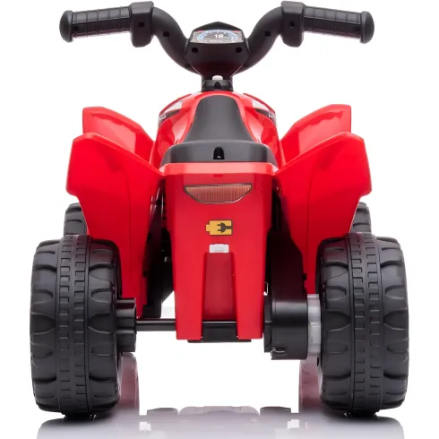 Quad Elettrico per Bambini Rosso Honda 7,2V con Luci LED Ricaricabile