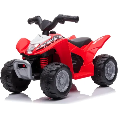 Quad Elettrico per Bambini Rosso Honda 7,2V con Luci LED Ricaricabile