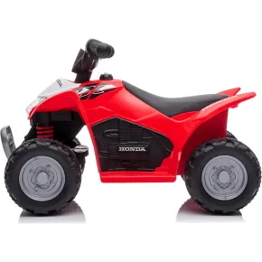 Quad Elettrico per Bambini Rosso Honda 7,2V con Luci LED Ricaricabile 2