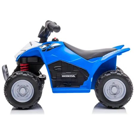 Quad Elettrico per Bambini Blu Honda 7,2V con Luci LED Ricaricabile