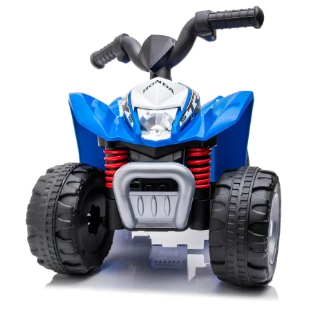 Quad Elettrico per Bambini Blu Honda 7,2V con Luci LED Ricaricabile