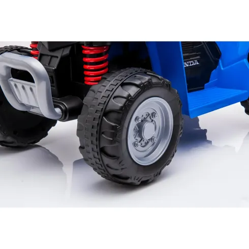 Quad Elettrico per Bambini Blu Honda 7,2V con Luci LED Ricaricabile