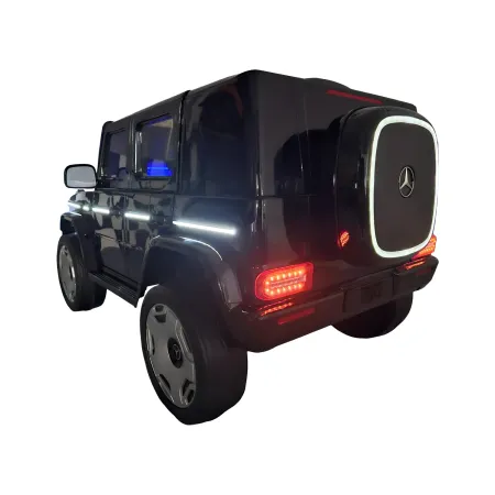Macchina Elettrica per Bambini Mercedes EQG 12V Nero con Telecomando