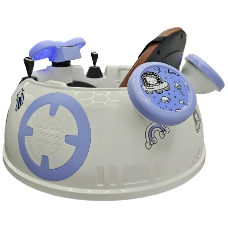 Auto Elettrica Hello Kitty per Bambini 6V Bianco USB e Telecomando