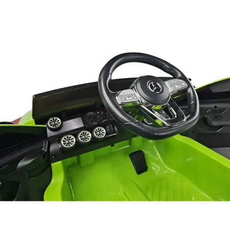 Auto Elettrica Bambini Mercedes CLA 12V Verde con Telecomando e LED