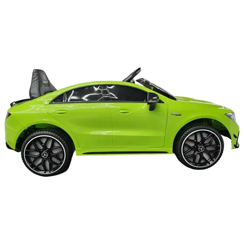 Auto Elettrica Bambini Mercedes CLA 12V Verde con Telecomando e LED