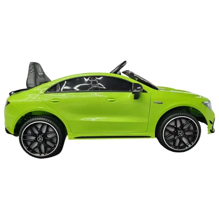Auto Elettrica Bambini Mercedes CLA 12V Verde con Telecomando e LED