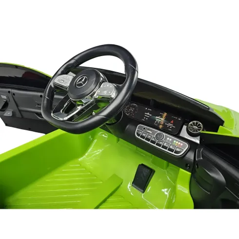 Auto Elettrica Bambini Mercedes CLA 12V Verde con Telecomando e LED