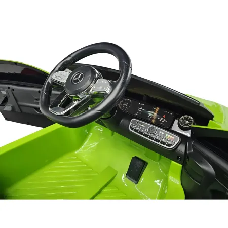 Auto Elettrica Bambini Mercedes CLA 12V Verde con Telecomando e LED