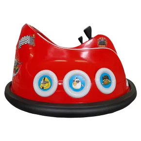Autoscontro per Bambini Angry Birds 6V Rosso con Joystick e Telecomando 2