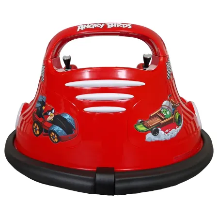 Autoscontro per Bambini Angry Birds 6V Rosso con Joystick e Telecomando
