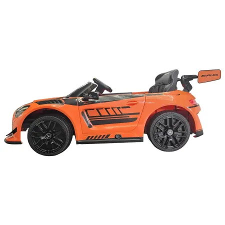 Auto Elettrica per Bambini Mercedes GT3 Arancione 12V con Telecomando