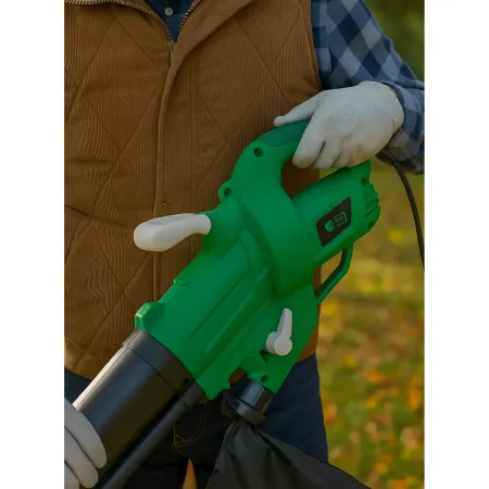 Aspiratore Soffiatore Elettrico 3000W 40L Triturazione Giardino