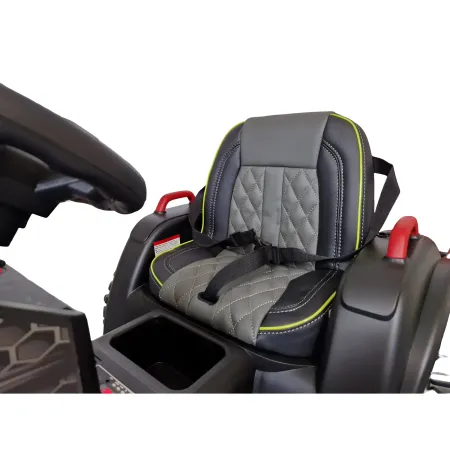 Trattore Elettrico per Bambini 12V Rosso con Rimorchio e Telecomando