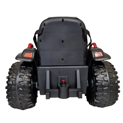Trattore Elettrico per Bambini 12V Rosso con Rimorchio e Telecomando