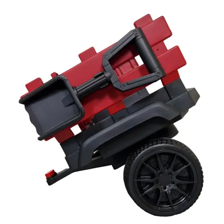 Trattore Elettrico per Bambini 12V Rosso con Rimorchio e Telecomando