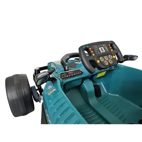 Auto Elettrica per Bambini Aston Martin 24V Verde con Telecomando