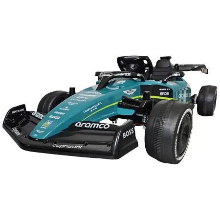 Auto Elettrica per Bambini Aston Martin 24V Verde con Telecomando