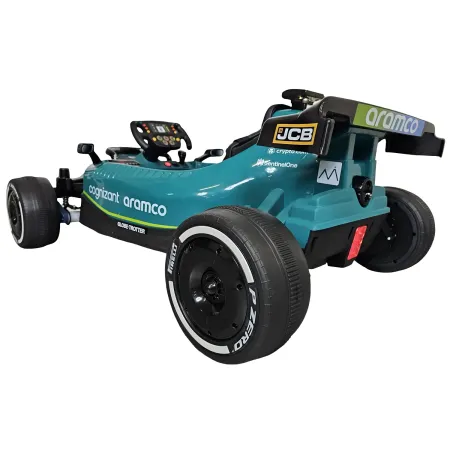 Auto Elettrica per Bambini Aston Martin 24V Verde con Telecomando