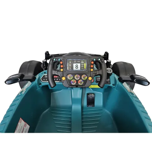 Auto Elettrica per Bambini Aston Martin 24V Verde con Telecomando