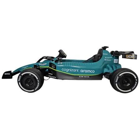 Auto Elettrica per Bambini Aston Martin 24V Verde con Telecomando