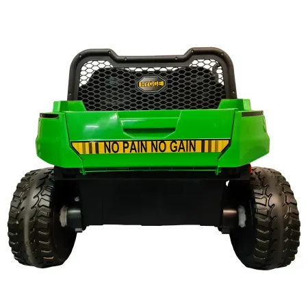 Jeep Elettrica 4x4 per Bambini 2 Posti Telecomando e Sedile in Pelle