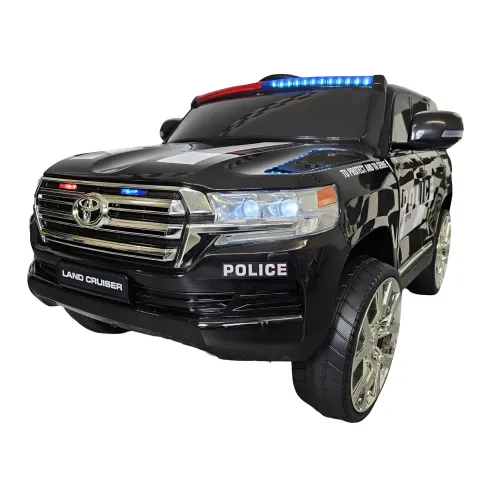Auto Elettrica per Bambini Polizia 24V con Luci Suoni e Telecomando