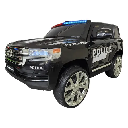 Auto Elettrica per Bambini Polizia 24V con Luci Suoni e Telecomando