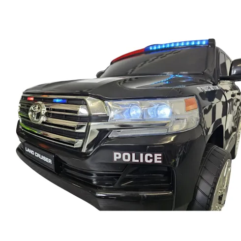 Auto Elettrica per Bambini Polizia 24V con Luci Suoni e Telecomando