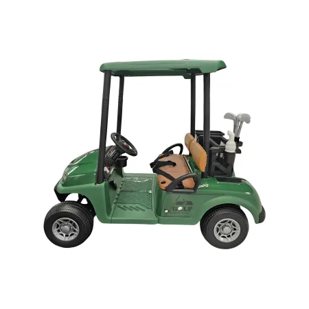 Golf Kart Elettrico Bambini 24V Verde con Palline e Bastoni