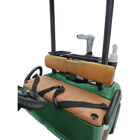 Golf Kart Elettrico Bambini 24V Verde con Palline e Bastoni