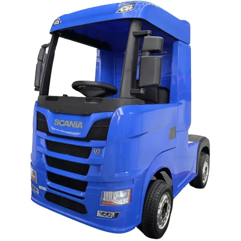 Camion Elettrico per Bambini 12V Blu con 4 Motori Radio e Telecomando