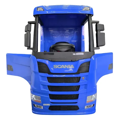 Camion Elettrico per Bambini 12V Blu con 4 Motori Radio e Telecomando