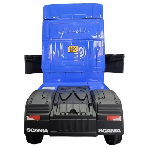 Camion Elettrico per Bambini 12V Blu con 4 Motori Radio e Telecomando
