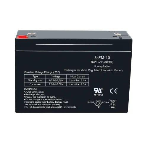 Batteria 6V 10Ah Ricambio Compatibile con Giochi Elettrici per Bambini