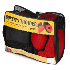 Set Boxe Guantoni 6 oz con Paracolpi 45 mm per Allenamento Rosso 2