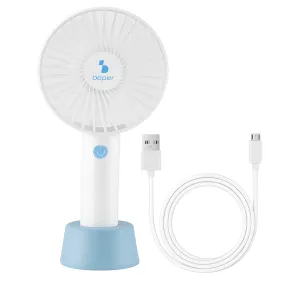 Ventilatore Portatile Mini 4W con 3 Velocità e Ricaricabile con USB