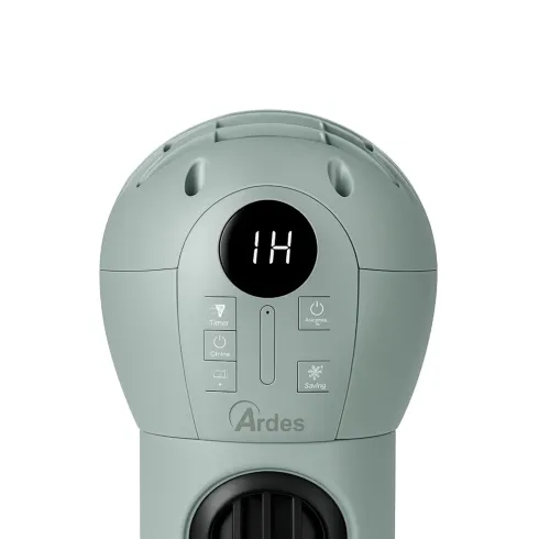 Ventilatore a Torre con 3 Velocità Display LED Telecomando Timer