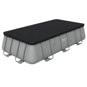 Telo Copertura Piscina Rettangolare 488x244 cm Invernale con Drenaggio