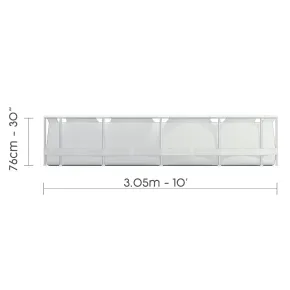 Piscina Fuori Terra Rotonda 305x76 cm Struttura Acciaio Liner Rinforzato 2