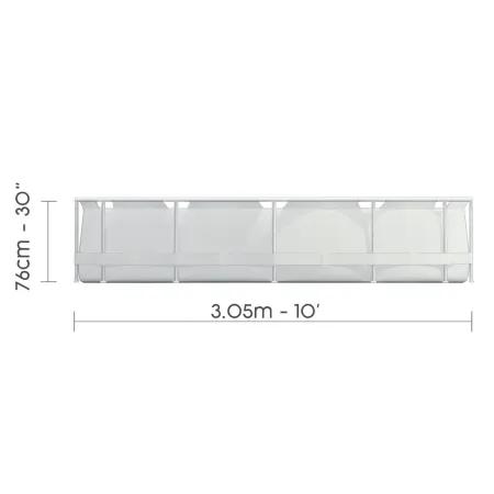 Piscina Fuori Terra Rotonda 305x76 cm Struttura Acciaio Liner Rinforzato