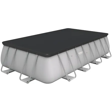 Piscina Rettangolare 488x244x122 cm Fuori Terra con Filtro e Accessori