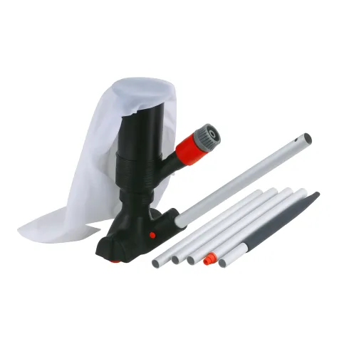 Scopa Aspirante per Piscina con Filtro Integrato e Manico 120 cm