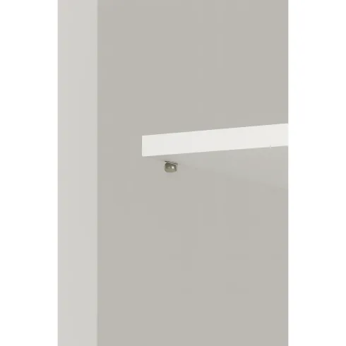 Scarpiera 2 Ante 72x36x103 cm Rovere Bianco Artik con 6 Ripiani