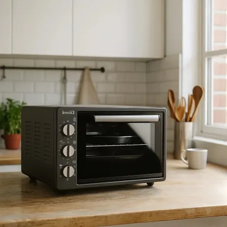 Forno Elettrico Antracite 1500W 37 Litri Ventilato Multifunzione