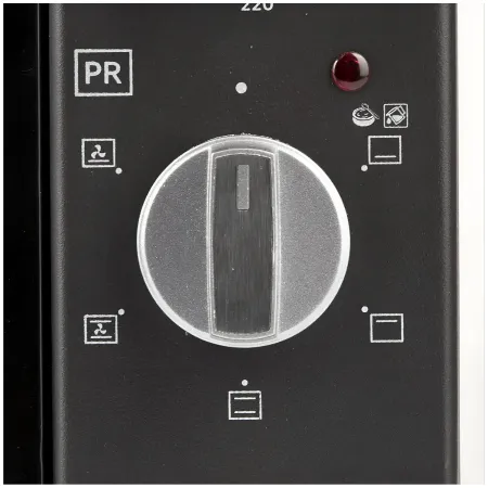 Forno Elettrico Antracite 1400W 45 Litri Ventilato Multifunzione